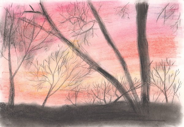 Пейзаж рисунок