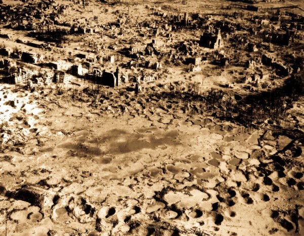 Ковровые бомбардировки Германии Дрезден