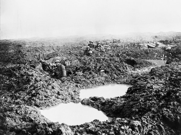 Битва при Пашендейле 1917 год.