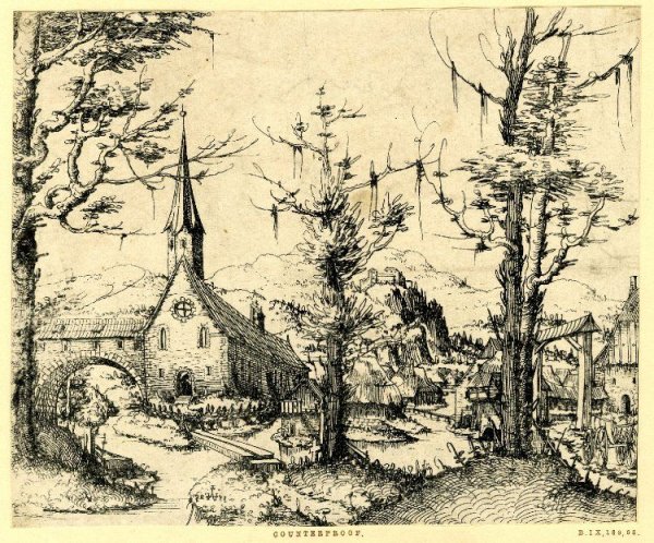 Альбрехт Дюрер пейзаж горы