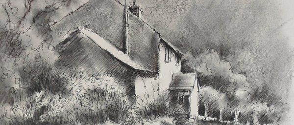 Воздушная перспектива в пейзаже Графика