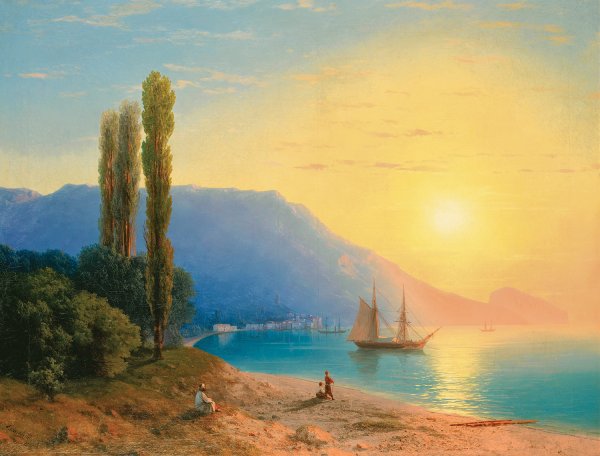 Айвазовский. Неаполитанский залив. 1841