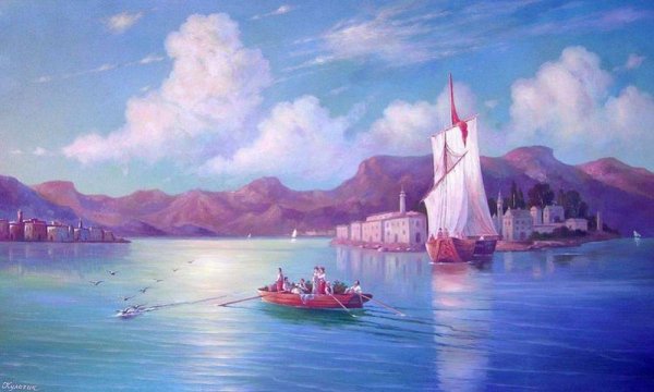 Кулагин Олег морской пейзаж
