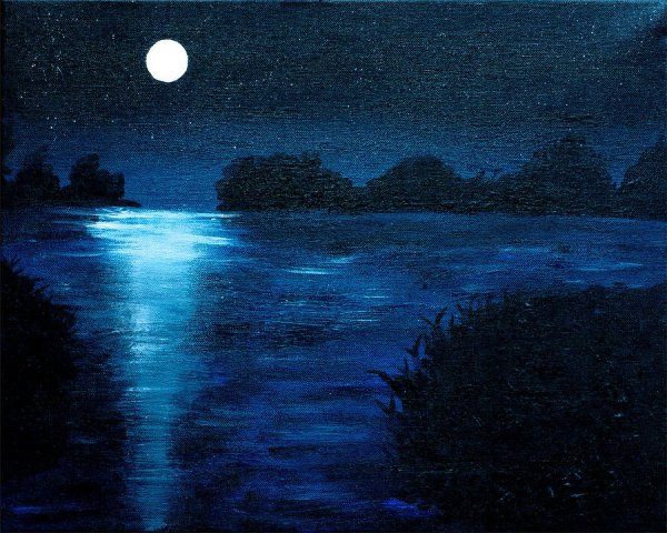 Картина ночь