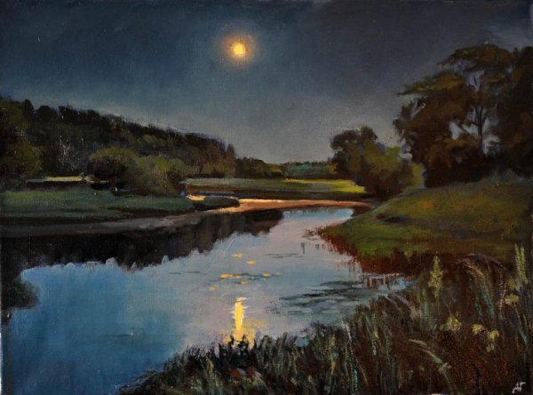 Художник-пейзажист Luna