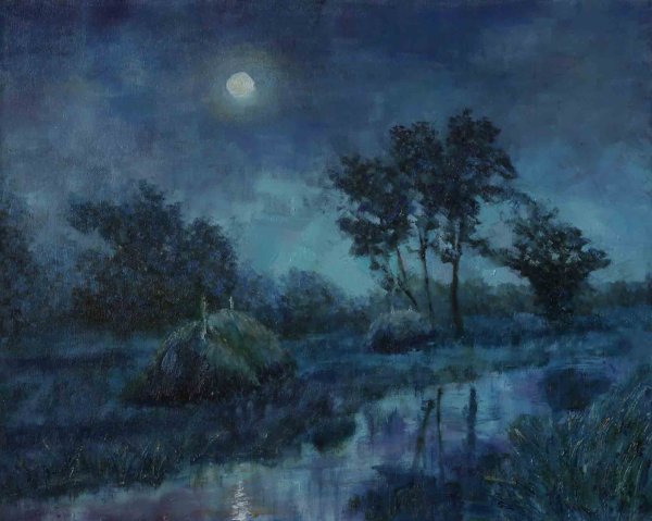 Художник Thure Sundell. Лунный свет