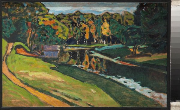 Кандинский вид Мурнау 1908