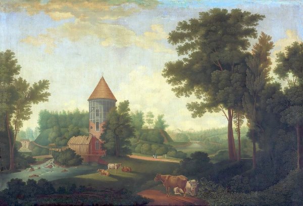 Семен Щедрин вид на Каменноостровский дворец