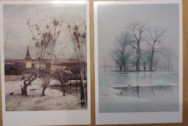 А. Саврасов. Ранняя Весна. Половодье. 1868