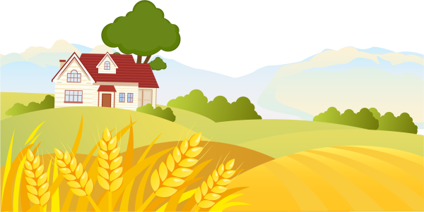 Сельская местность вектор