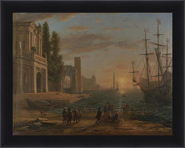 Клод Лоррен акварель