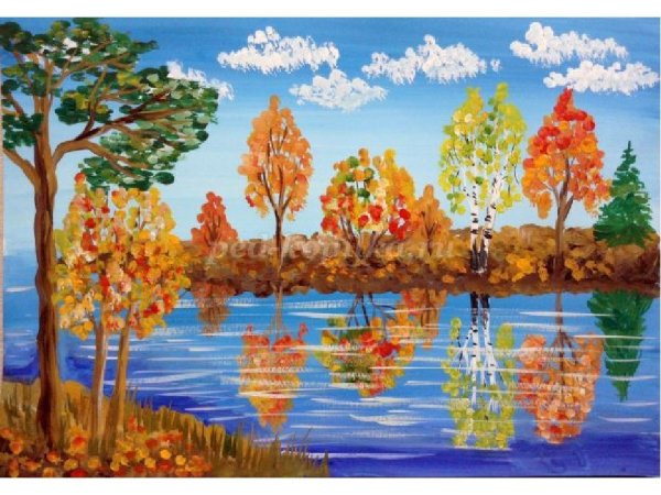 Краски осени рисунок