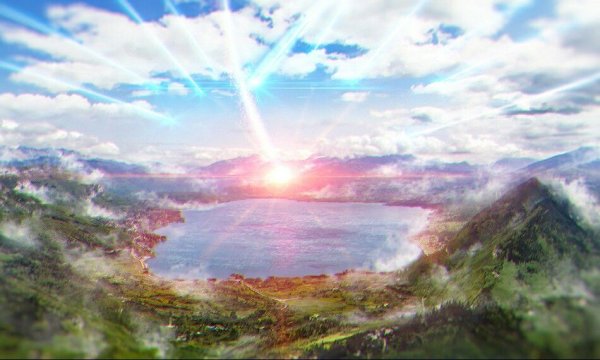 Горы из аниме твое имя