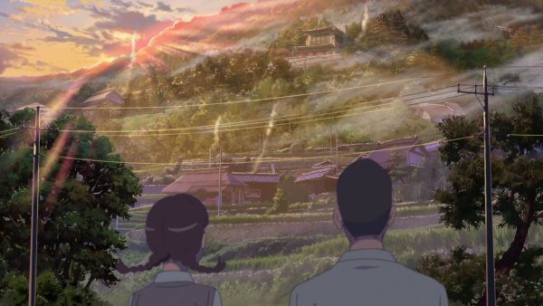 Макото Синкай твоё имя кадры