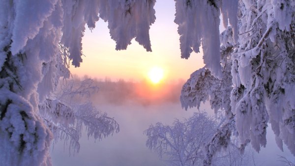 Морозная зима