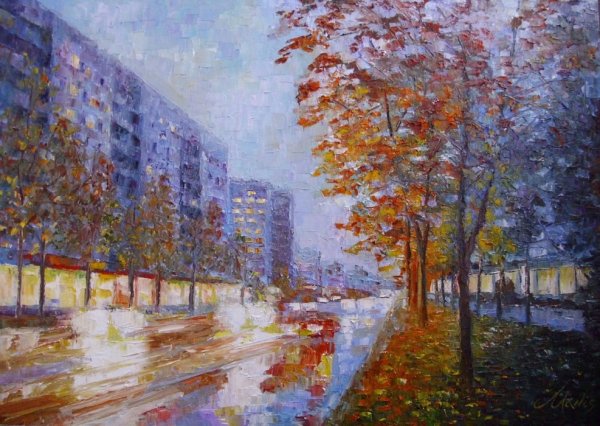 Москва Сити Сити осень