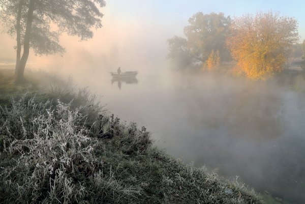 Туман осенью