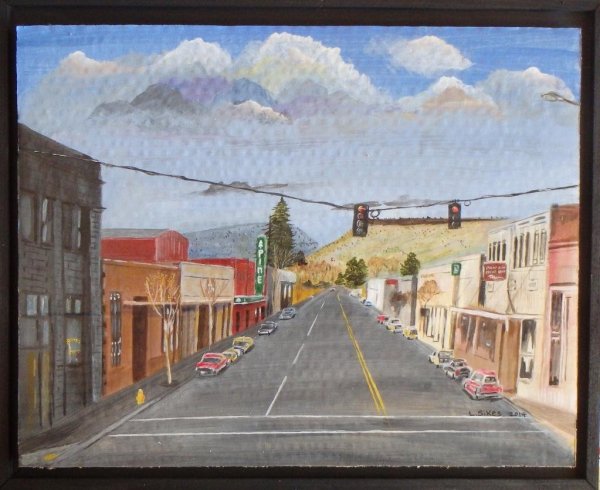 Зарисовка города линейная перспектива