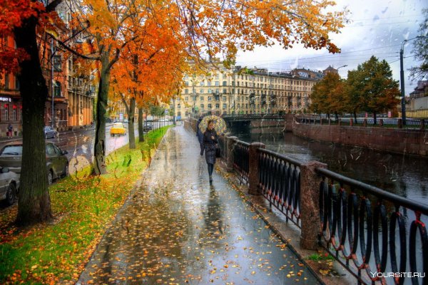 Петербург Никольский собор осень