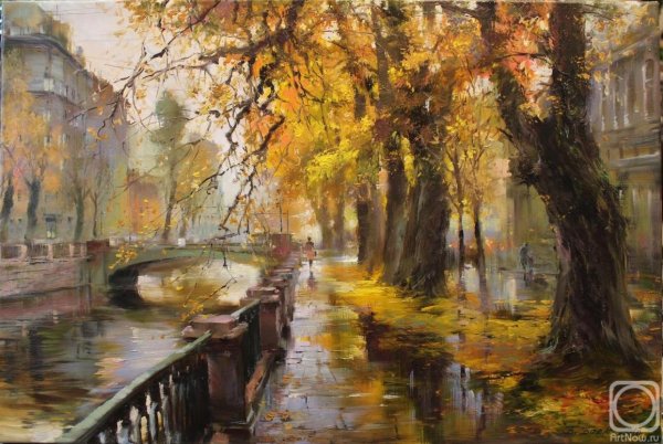 Лукаш Анатолий художник картины осенний Петербург