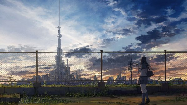 Аниме пейзаж