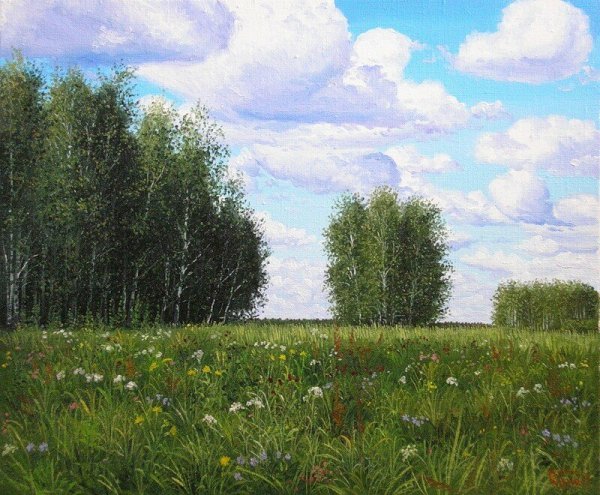 Репин картины природы