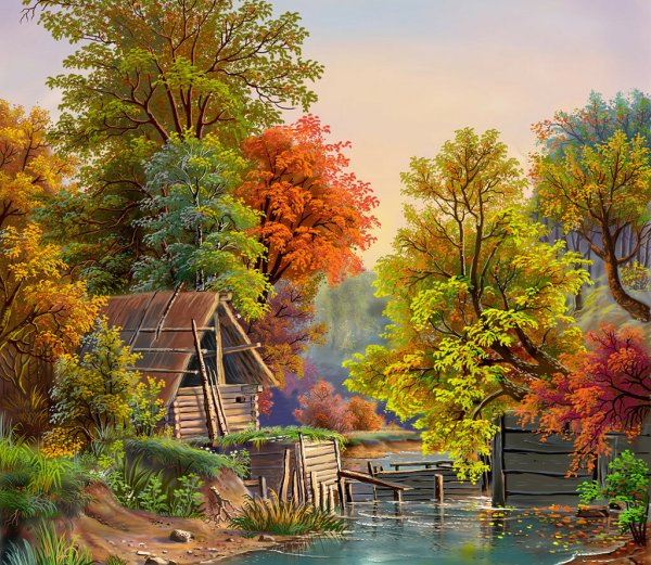 Художник Цыганов Виктор Захарович чарующие пейзажи