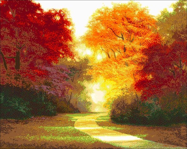 Волшебный осенний пейзаж