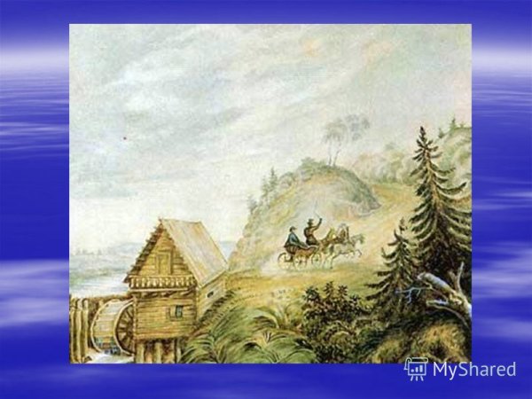 Иллюстрация Лермонтова чета белеющих берёз