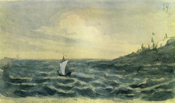 Рисунки Лермонтова Михаила Юрьевича в детстве