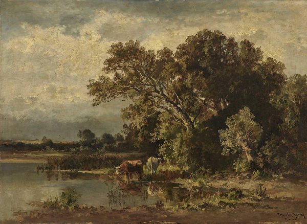 Жюль Дюпре вечер