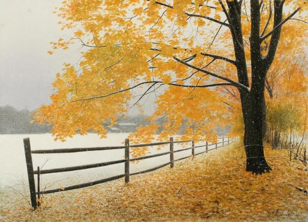 Александр Волков пейзаж 1931