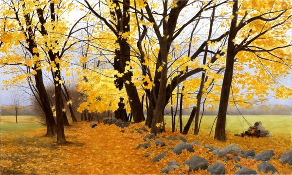 Осенние пейзажи художника Игоря Прищепы