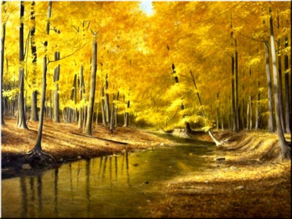 Осенние пейзажи Юрия Обуховского