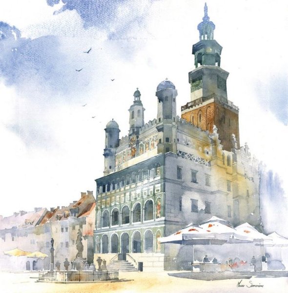 Михал Суффчинский акварель