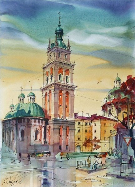 Чивиков Евгений Константинович акварель