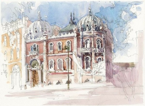 Томас Шаллер акварель уроки