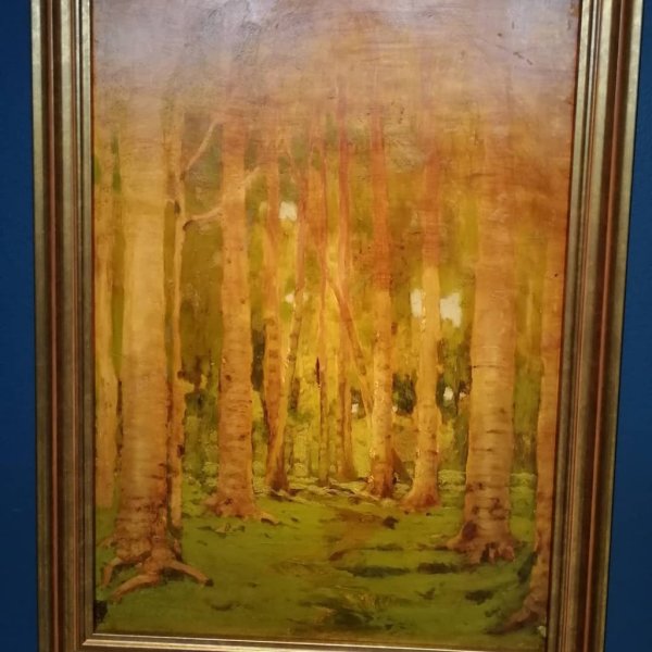 Исаак Левитан, «осенний пейзаж с Церковью». 1893 -1895