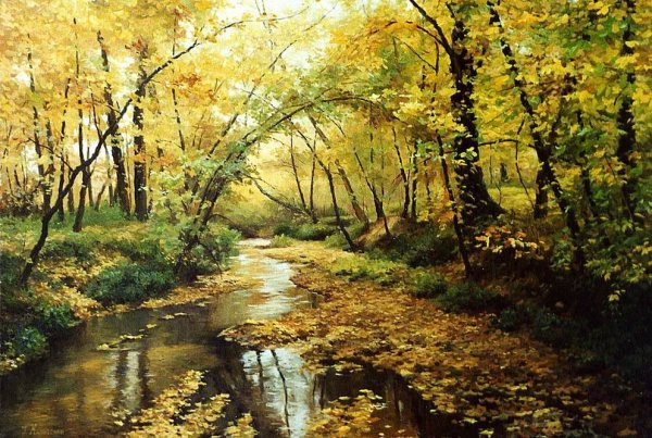 Исаак Левитан осенний день Сокольники