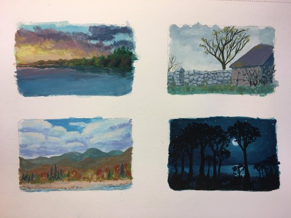 Анна Армона зимние пейзажи