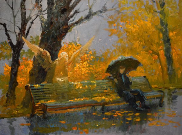 Виктор Низовцев осенний ангел картины