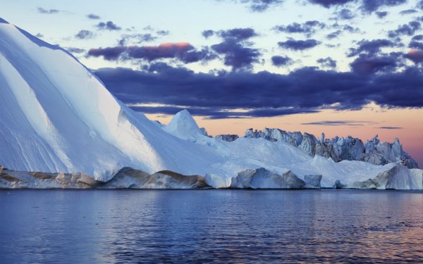 Закат в Арктике