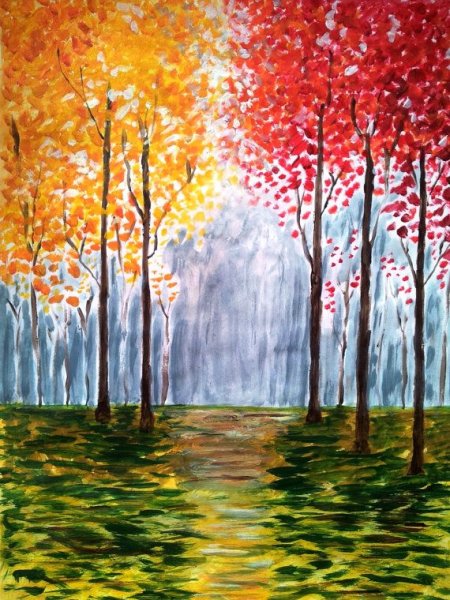 Пуантилизм нетрадиционная живописная техника