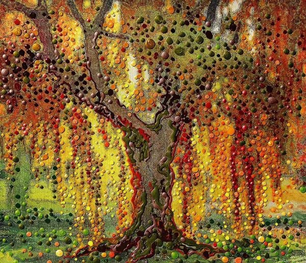 Пуантилизм Левитан