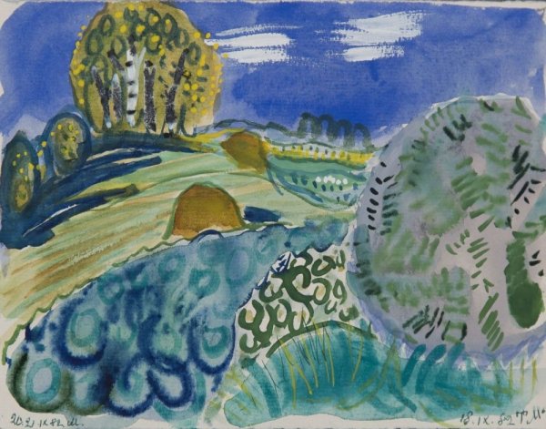 Картина Татьяны Мавриной полумесяц