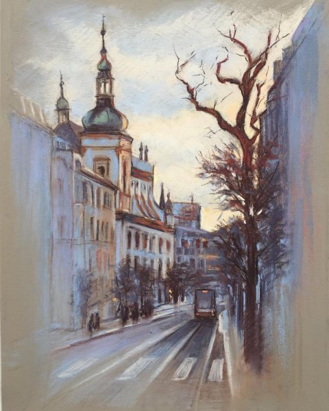 Роберт Агафаров пастель