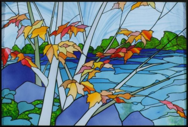 Батик витраж