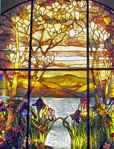 Тиффани витражи окна витражны стил Авангард