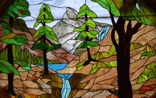 Витраж природа