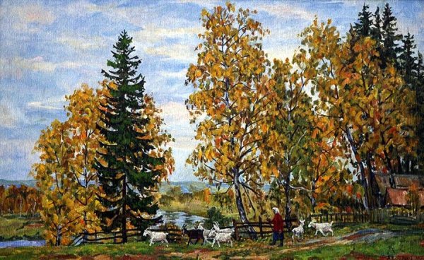 Васнецов Аполлинарий Михайлович осень